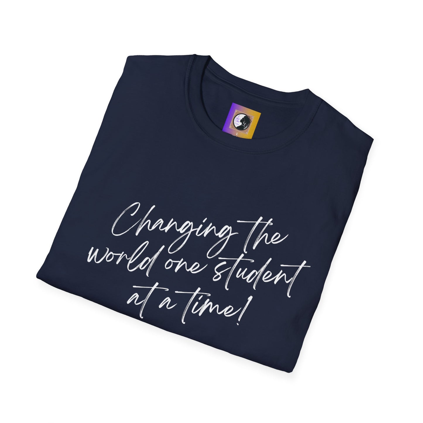Changing the world (white)Inspiring Teacher Tee