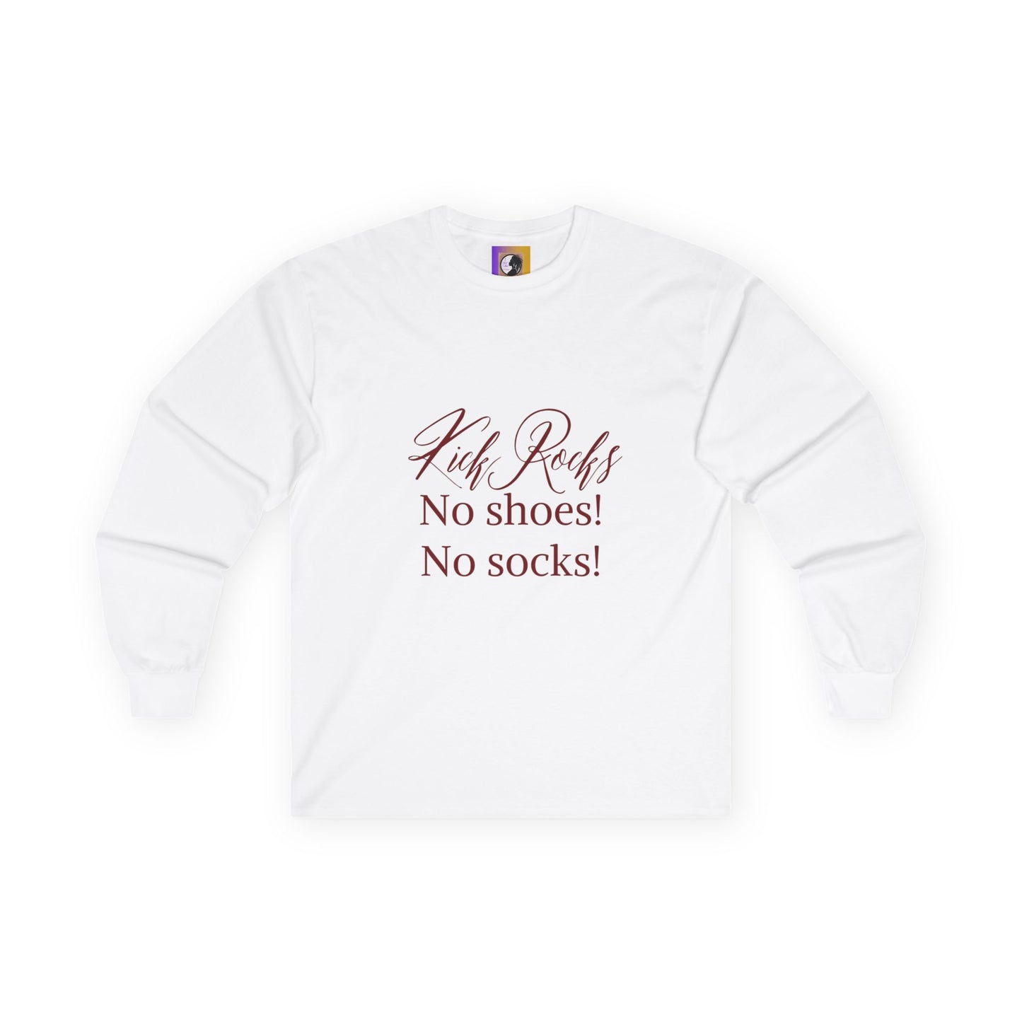 Kick Rocks Long Sleeve Tee (Red)