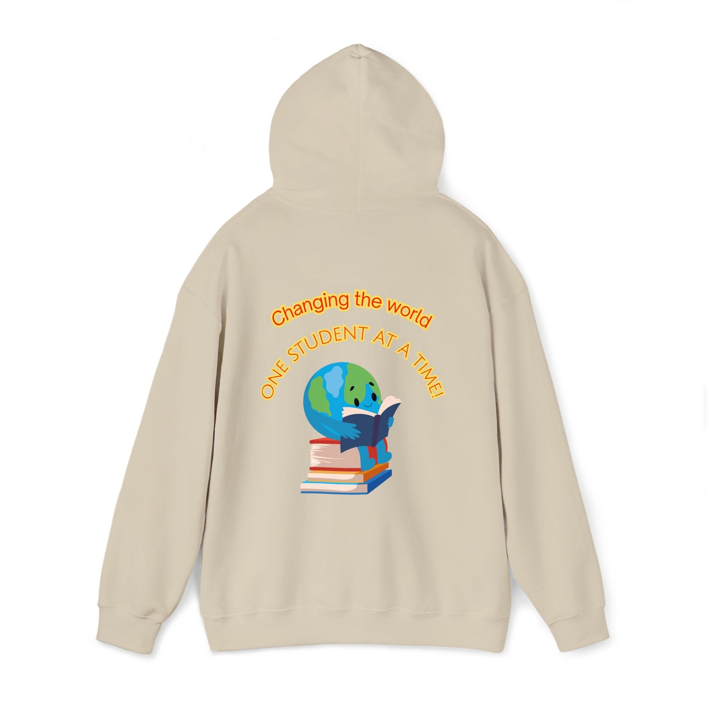 Changing the world! (globe) Teacher Hoodie, Casual Streetwear