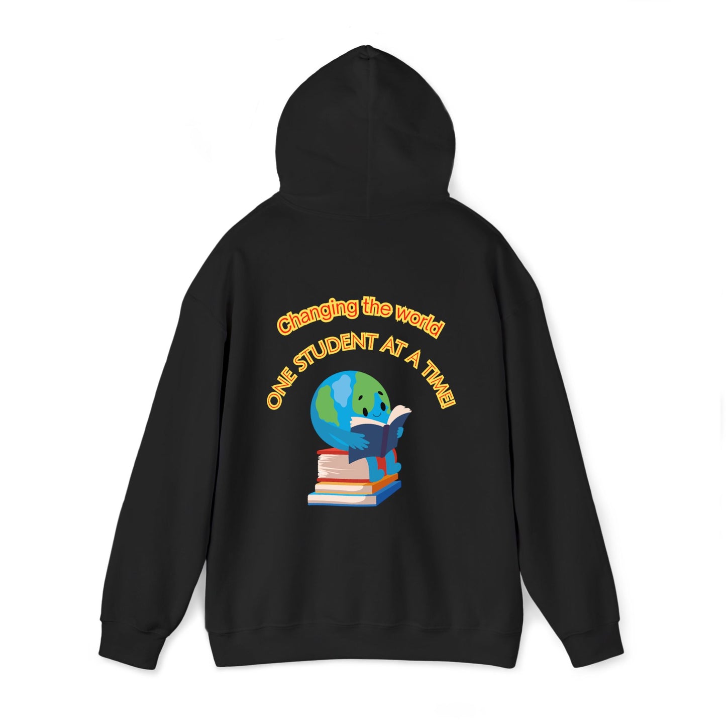 Changing the world! (globe) Teacher Hoodie, Casual Streetwear