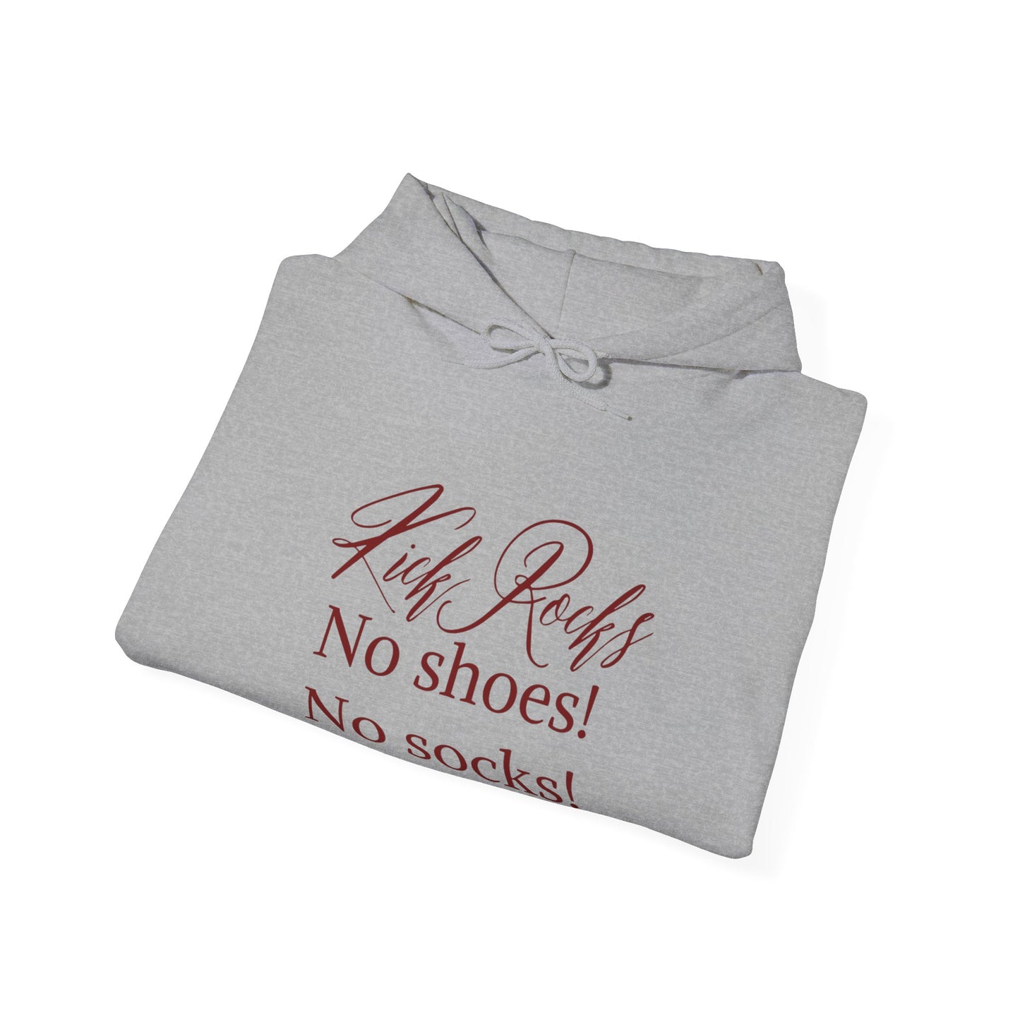 Kicks Rocks Hooded Sweatshirt, (Red)