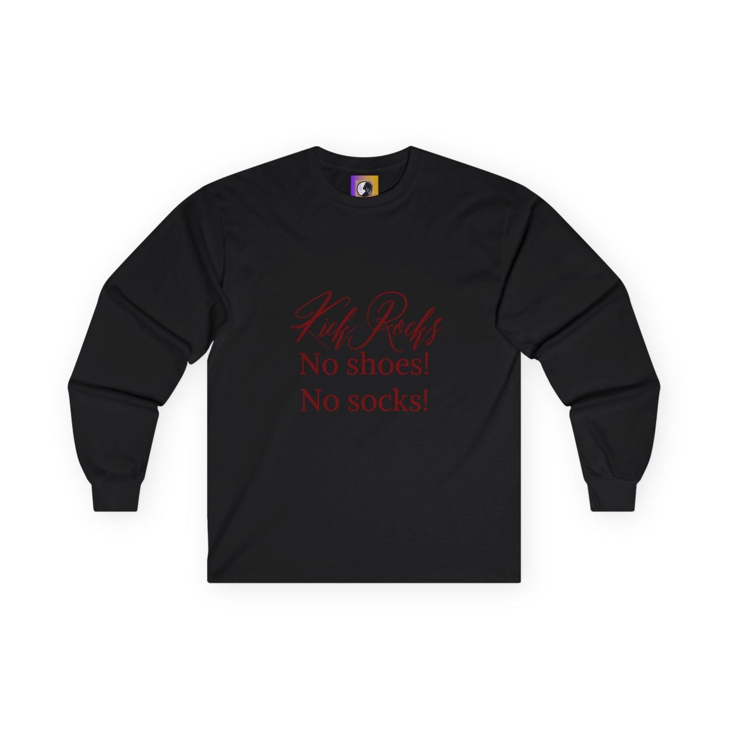 Kick Rocks Long Sleeve Tee (Red)