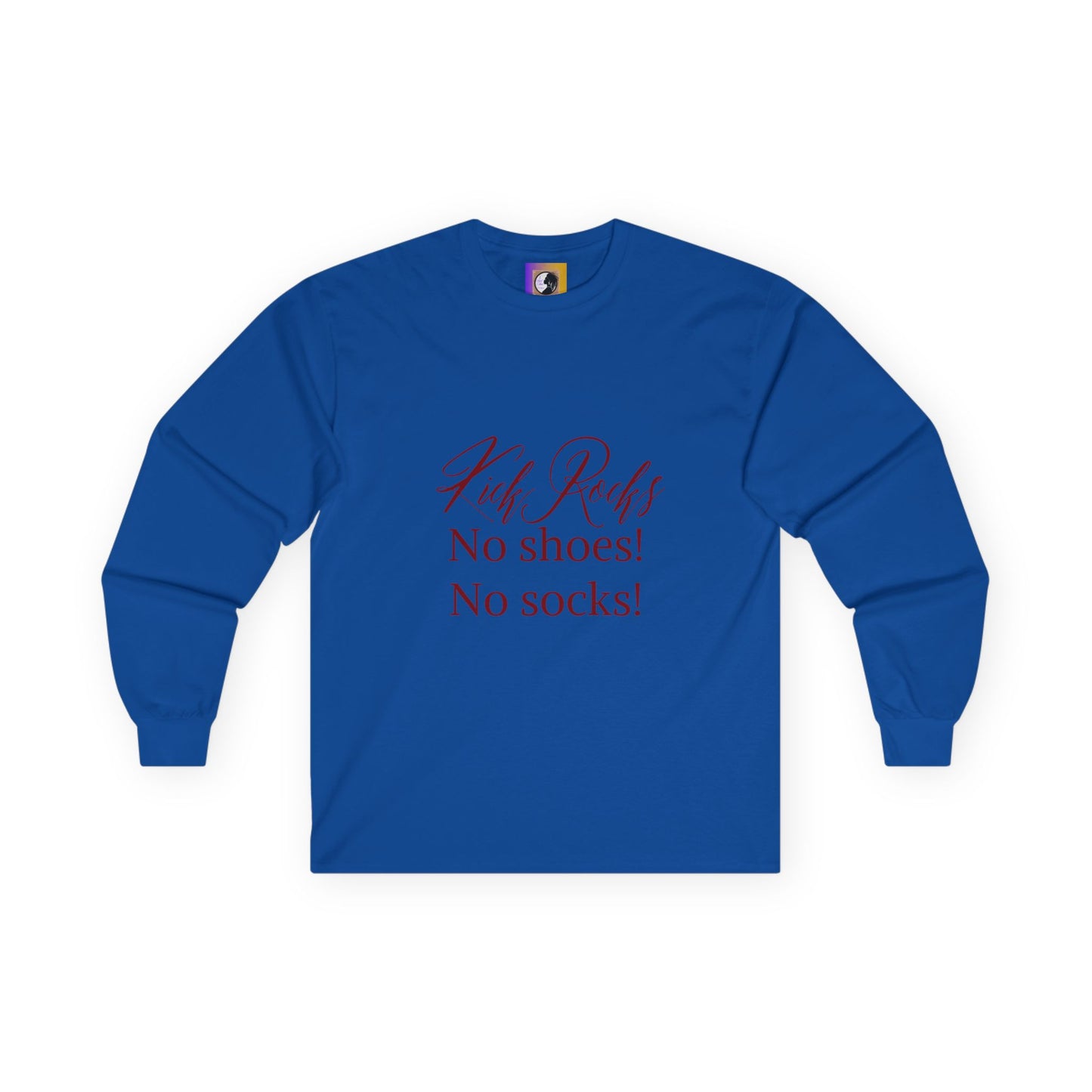 Kick Rocks Long Sleeve Tee (Red)
