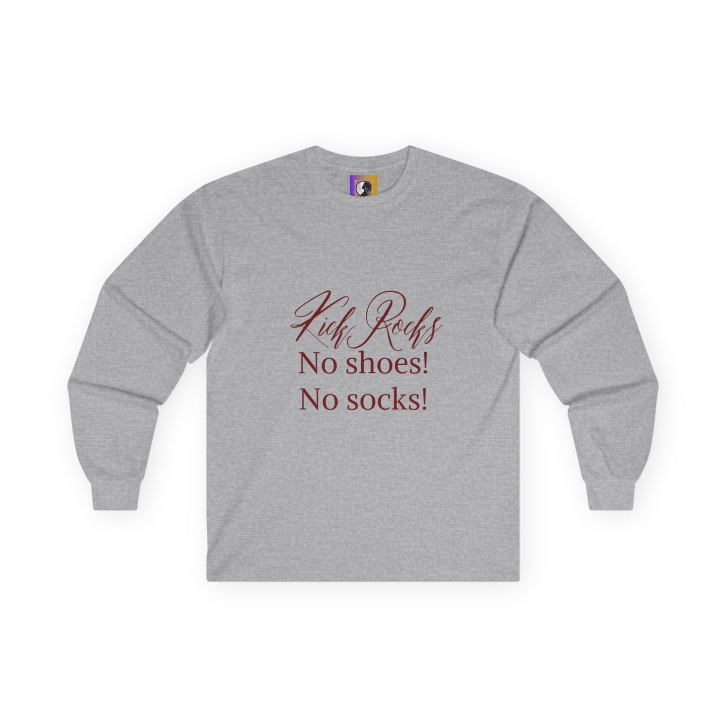 Kick Rocks Long Sleeve Tee (Red)