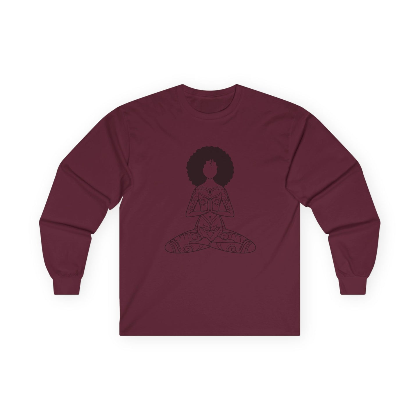 Yoga Meditation Long Sleeve Tee