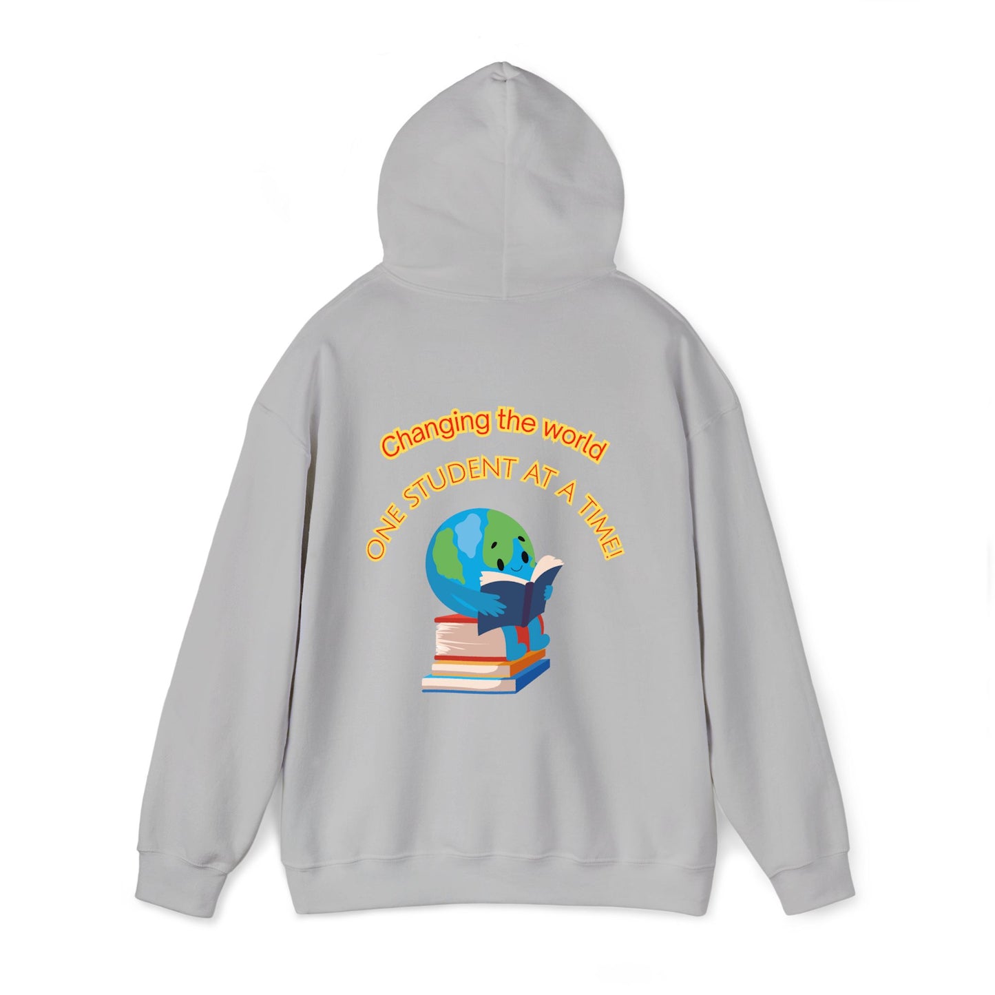 Changing the world! (globe) Teacher Hoodie, Casual Streetwear