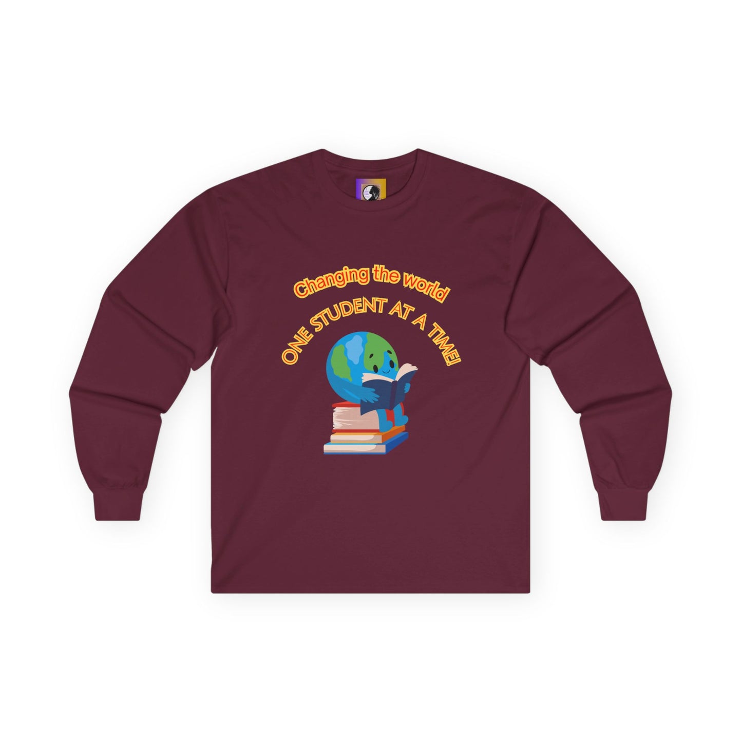 Changing the world! (Globe) Inspirational Teacher Long Sleeve