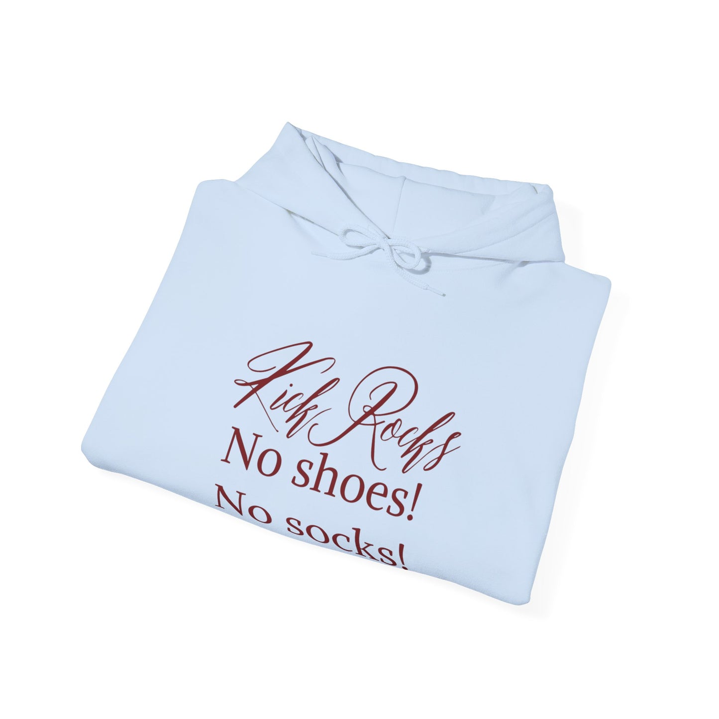 Kicks Rocks Hooded Sweatshirt, (Red)