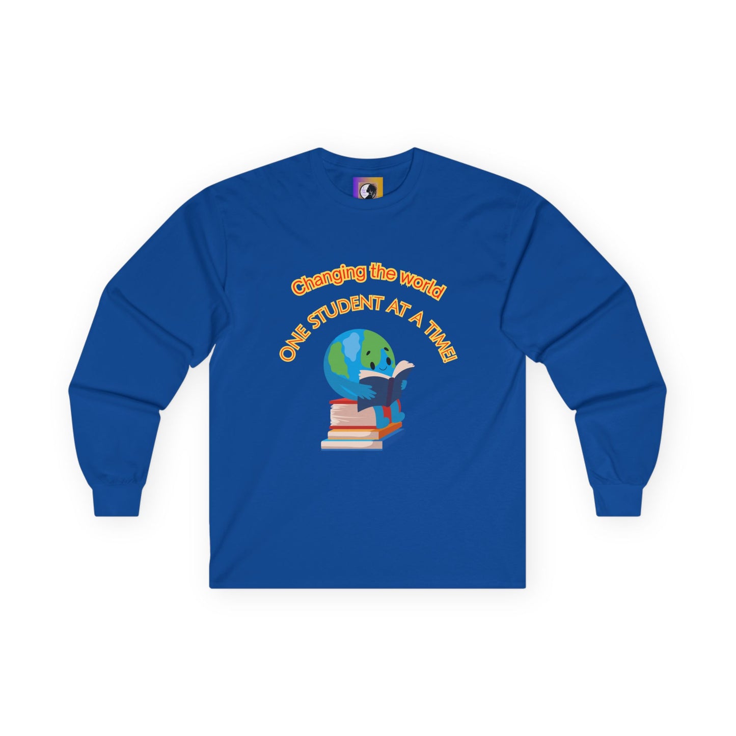 Changing the world! (Globe) Inspirational Teacher Long Sleeve