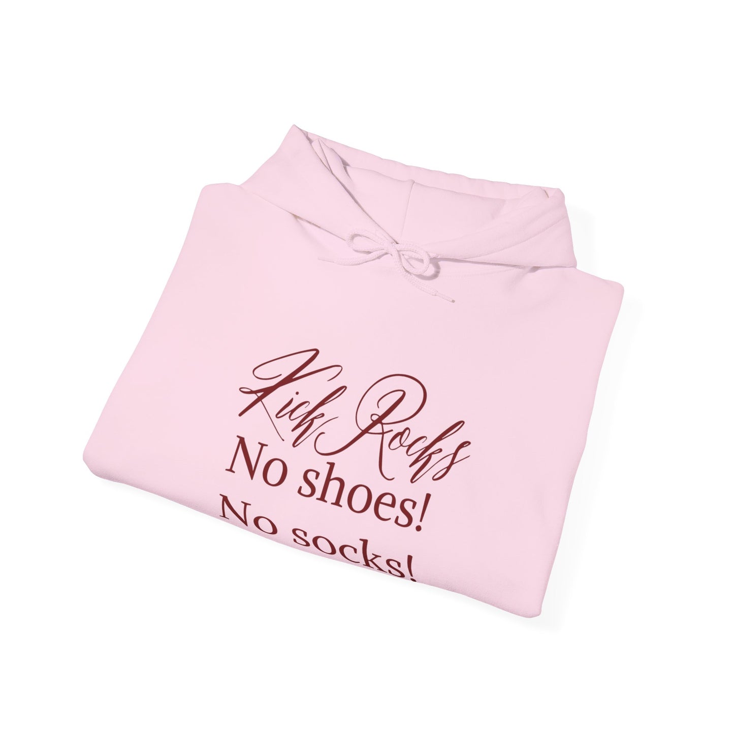 Kicks Rocks Hooded Sweatshirt, (Red)