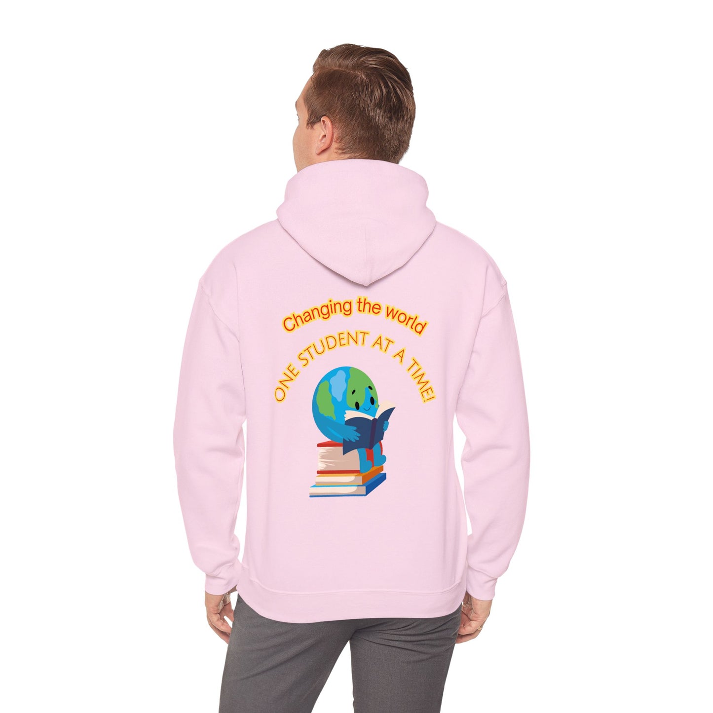 Changing the world! (globe) Teacher Hoodie, Casual Streetwear