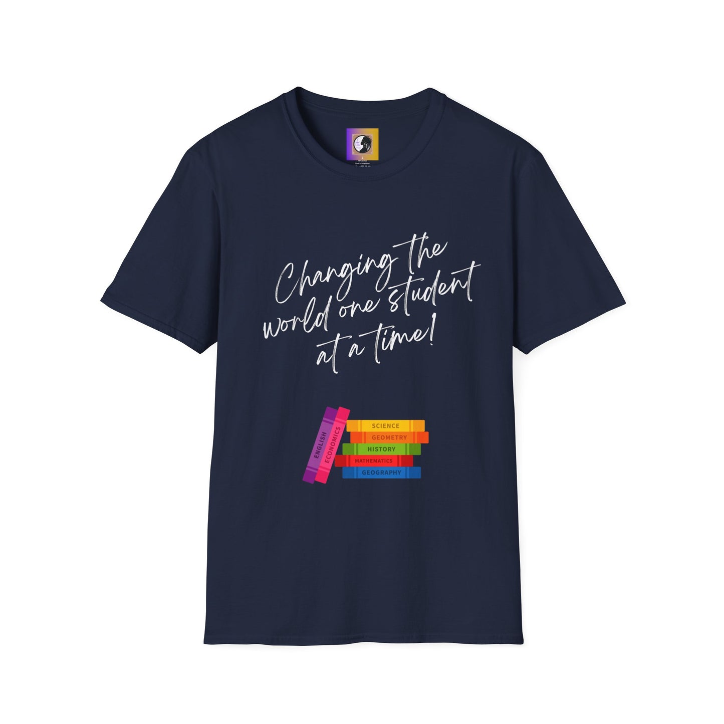 Changing the world (white)Inspiring Teacher Tee