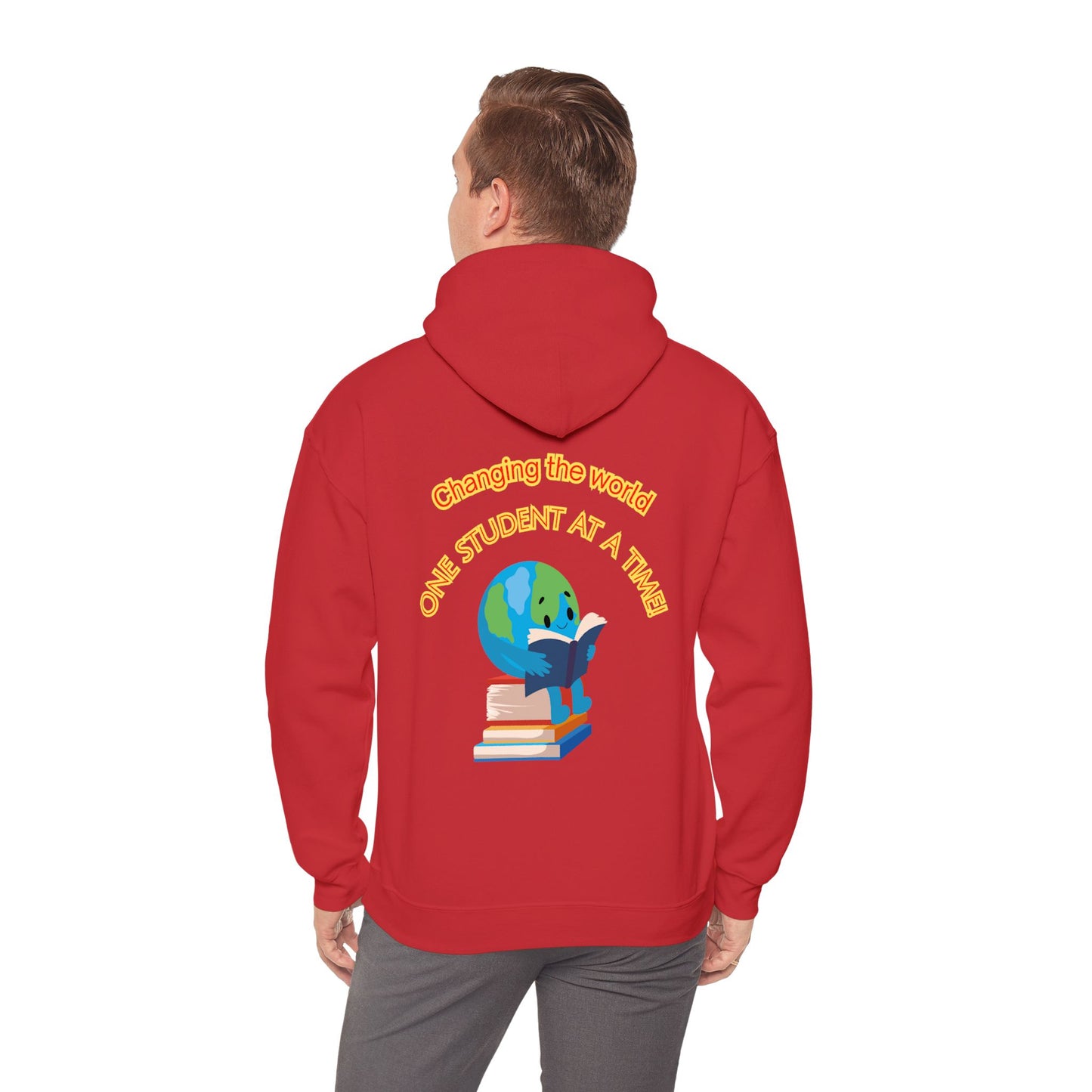 Changing the world! (globe) Teacher Hoodie, Casual Streetwear