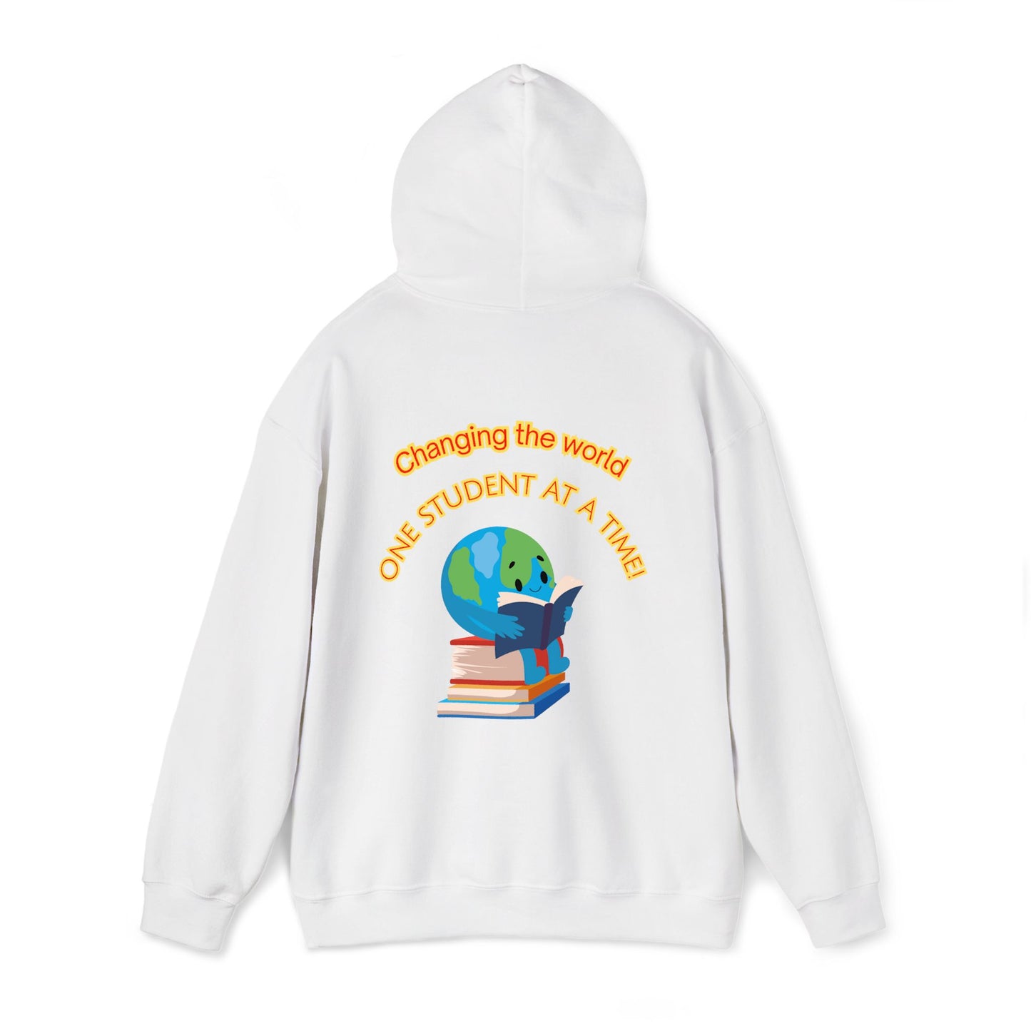 Changing the world! (globe) Teacher Hoodie, Casual Streetwear