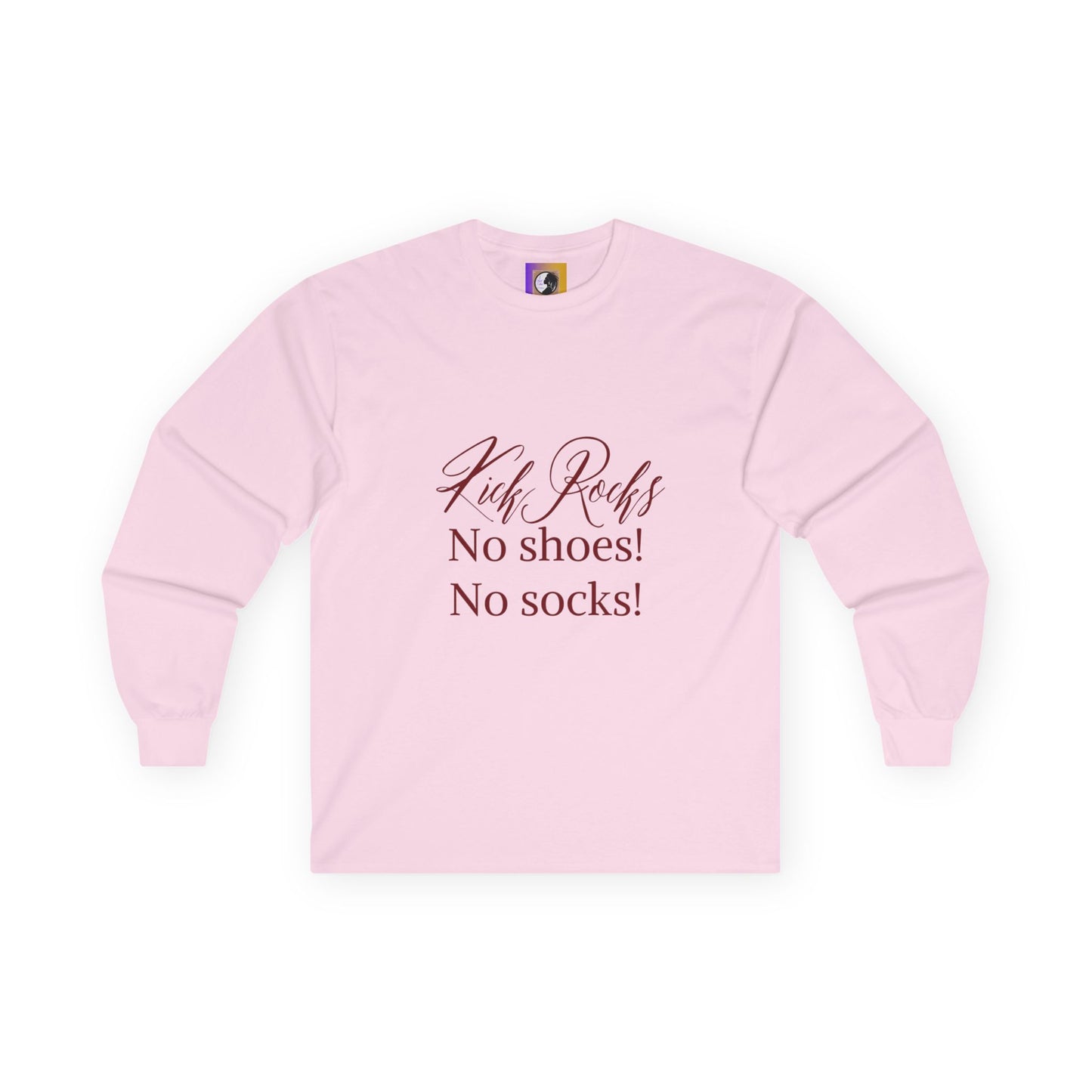 Kick Rocks Long Sleeve Tee (Red)