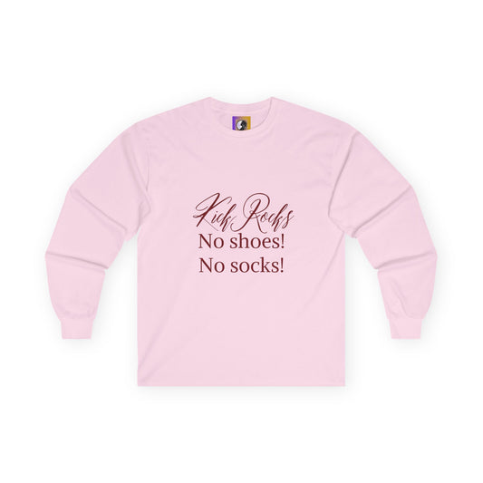 Kick Rocks Long Sleeve Tee (Red)