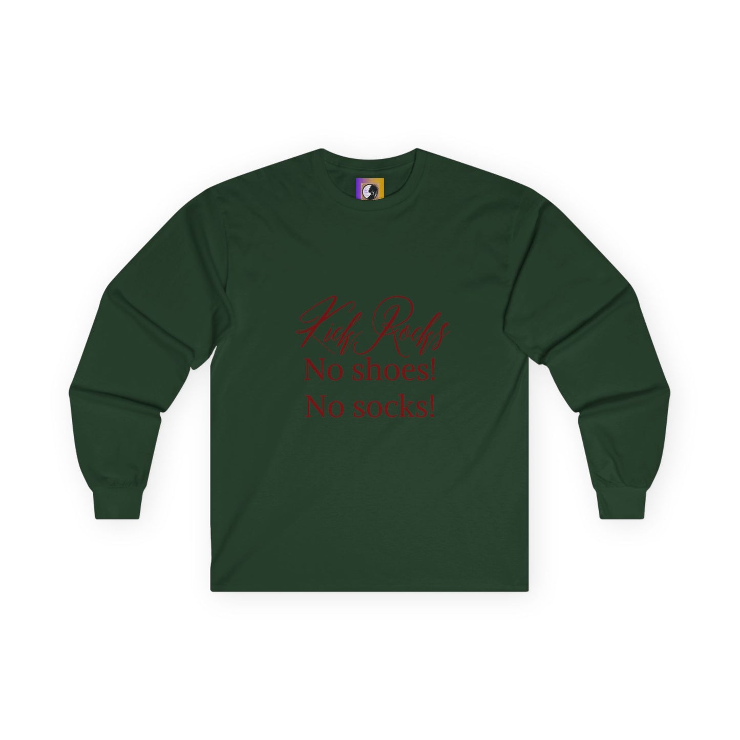 Kick Rocks Long Sleeve Tee (Red)