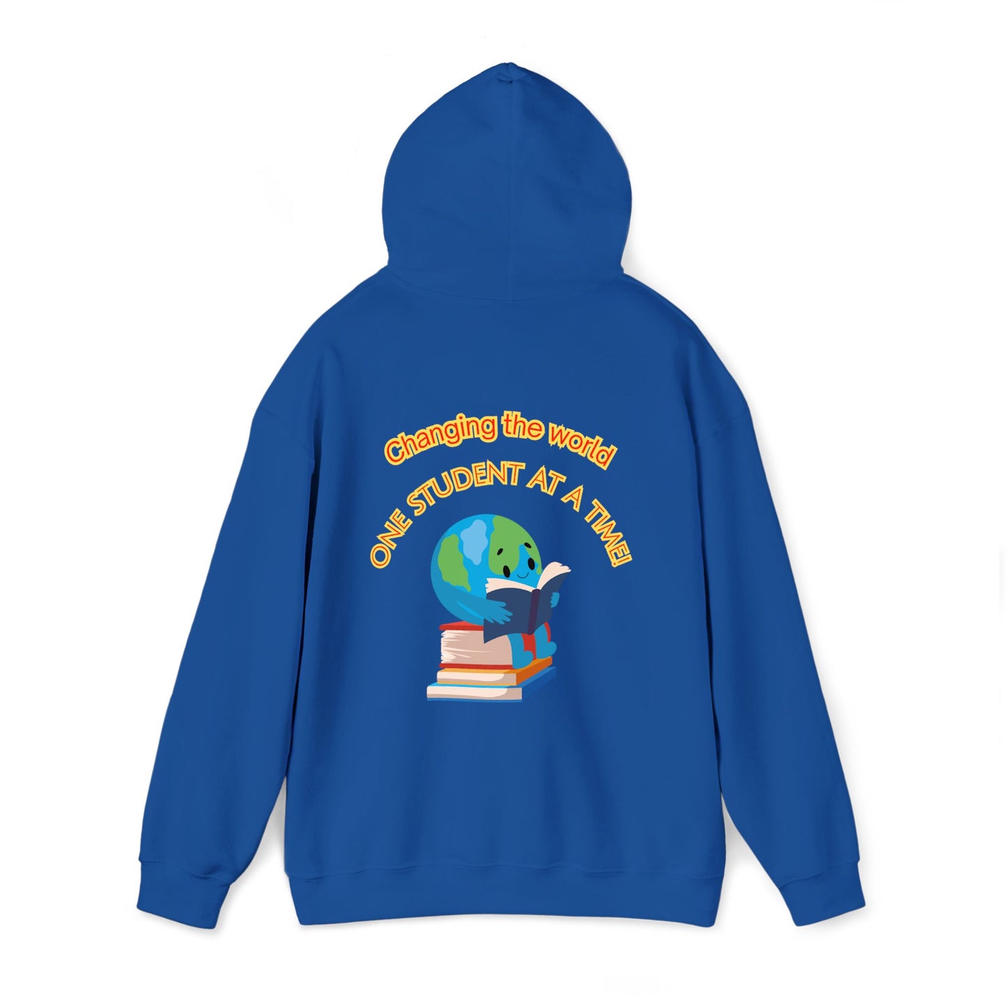 Changing the world! (globe) Teacher Hoodie, Casual Streetwear