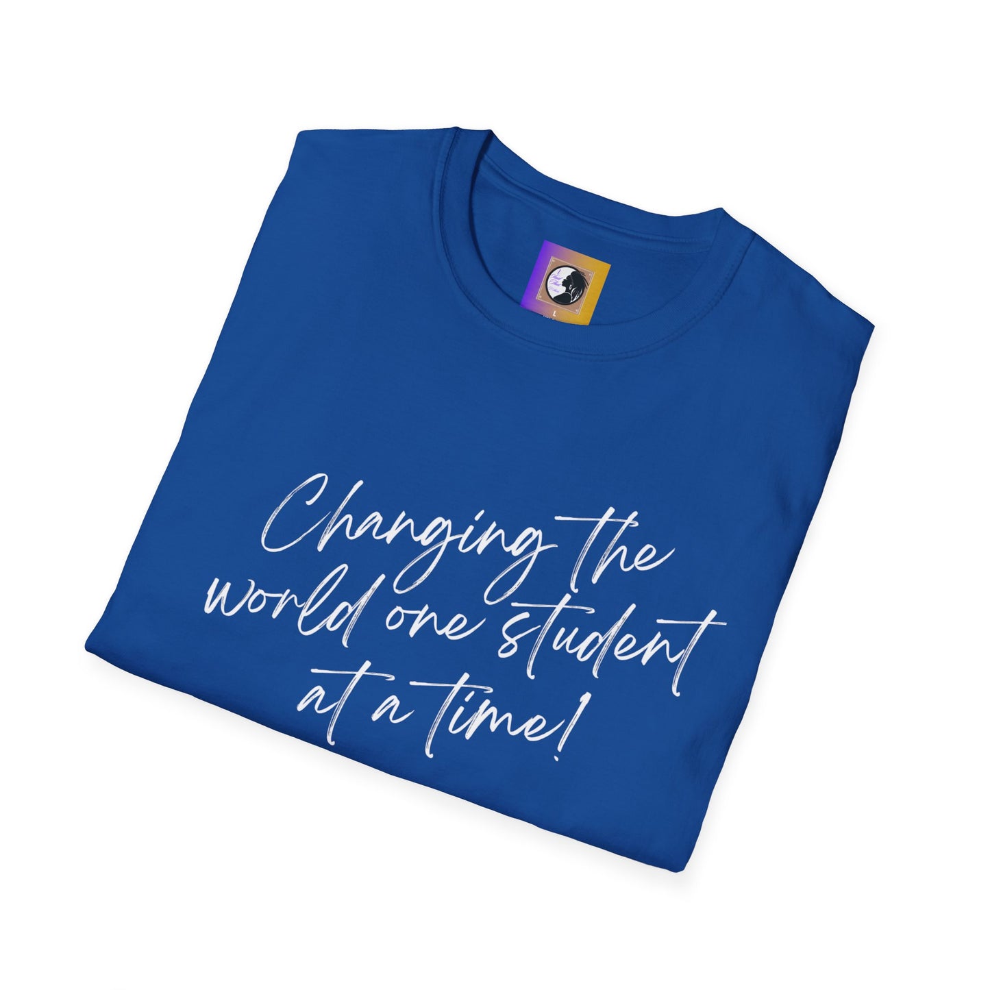Changing the world (white)Inspiring Teacher Tee