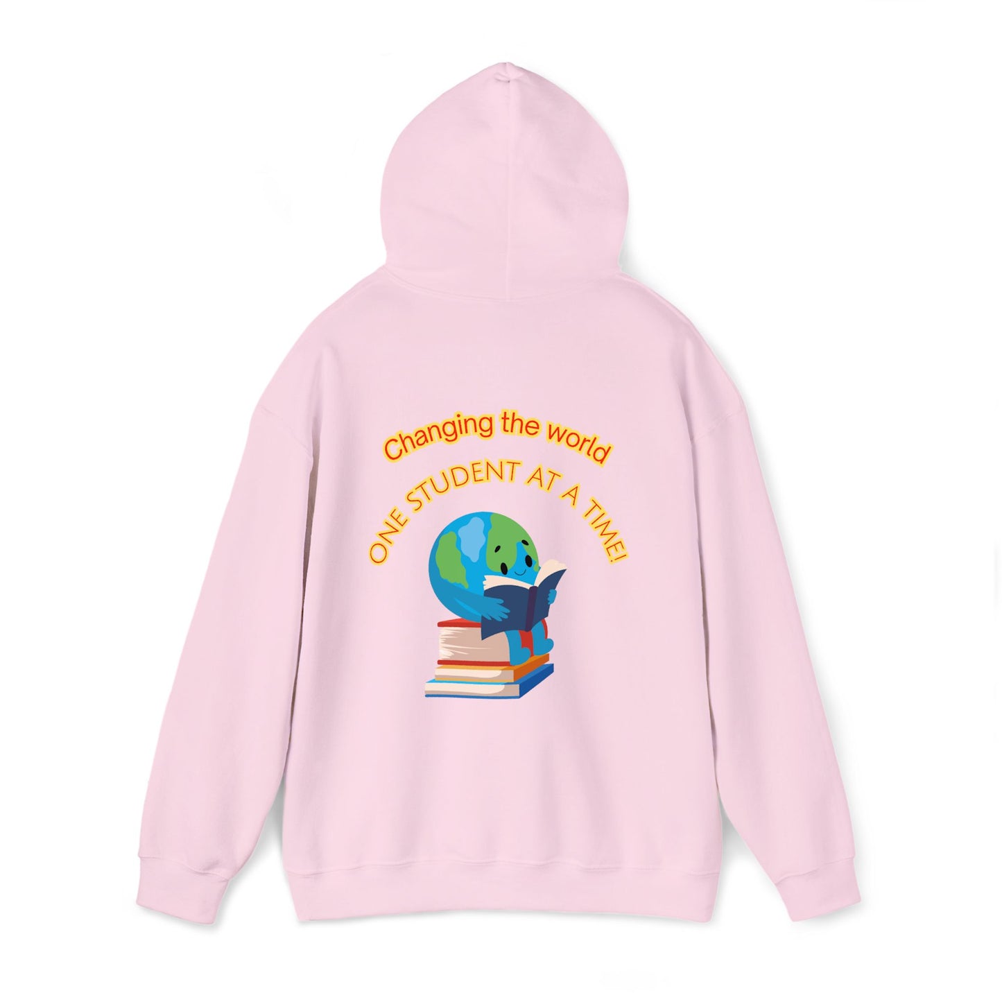 Changing the world! (globe) Teacher Hoodie, Casual Streetwear