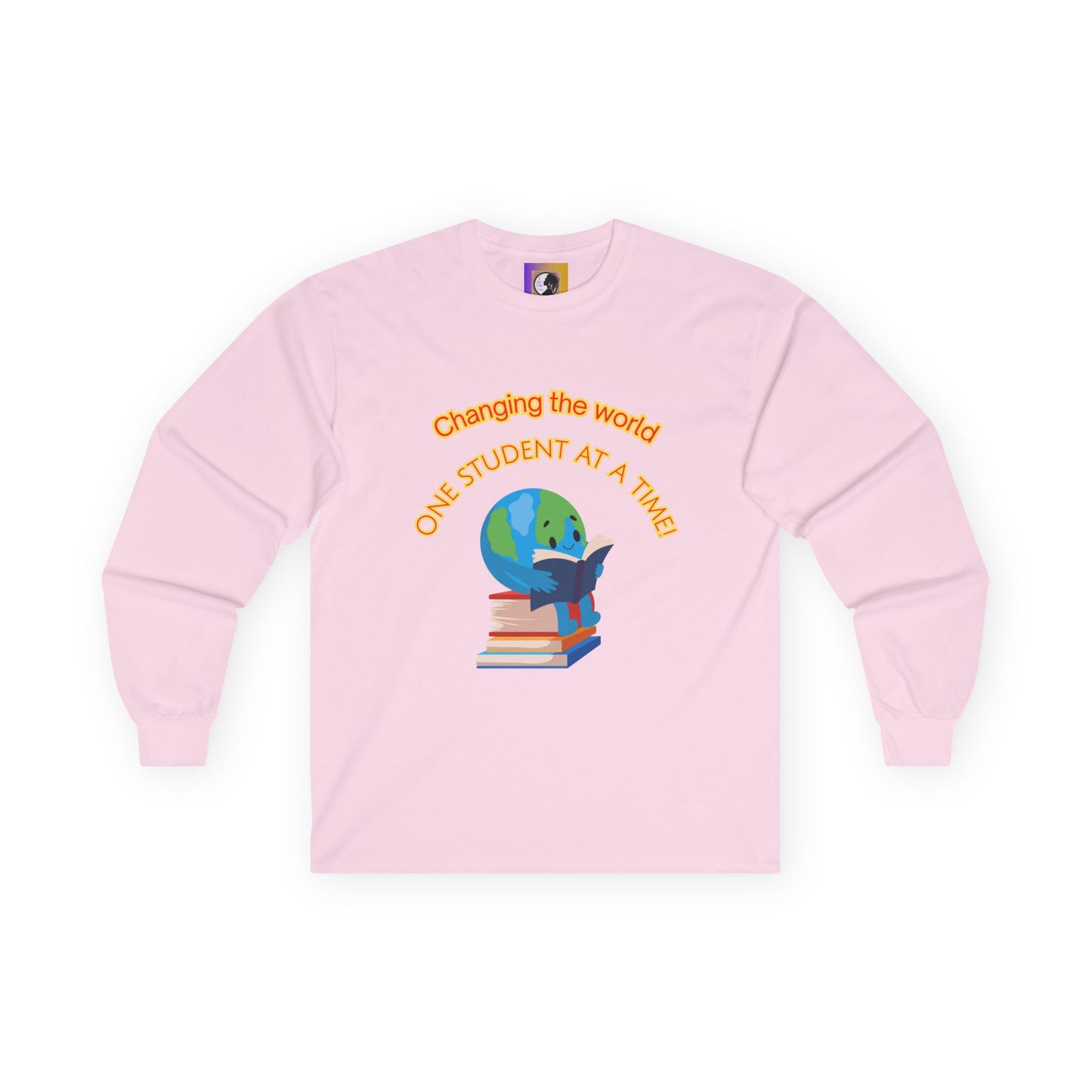 Changing the world! (Globe) Inspirational Teacher Long Sleeve