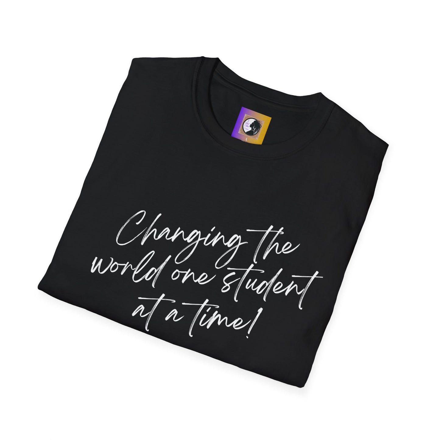 Changing the world (white)Inspiring Teacher Tee