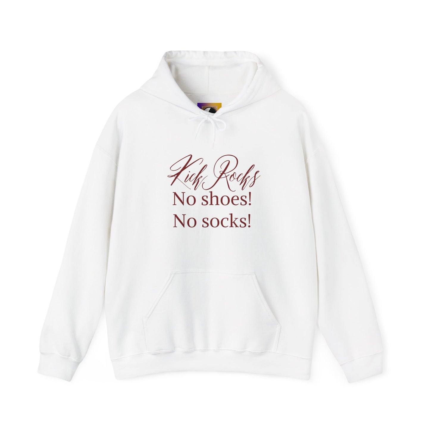 Kicks Rocks Hooded Sweatshirt, (Red)