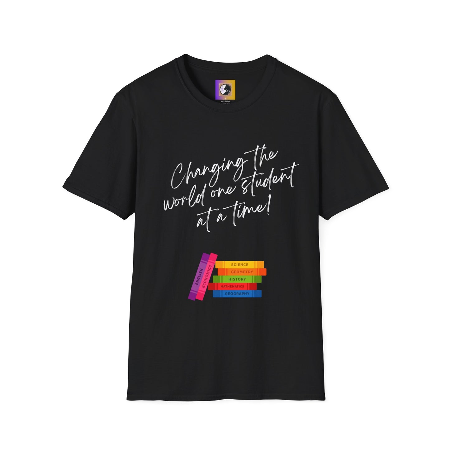 Changing the world (white)Inspiring Teacher Tee