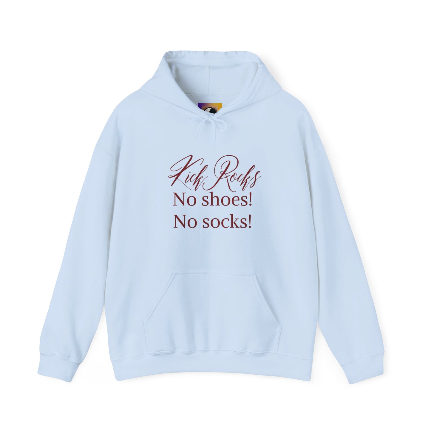 Kicks Rocks Hooded Sweatshirt, (Red)