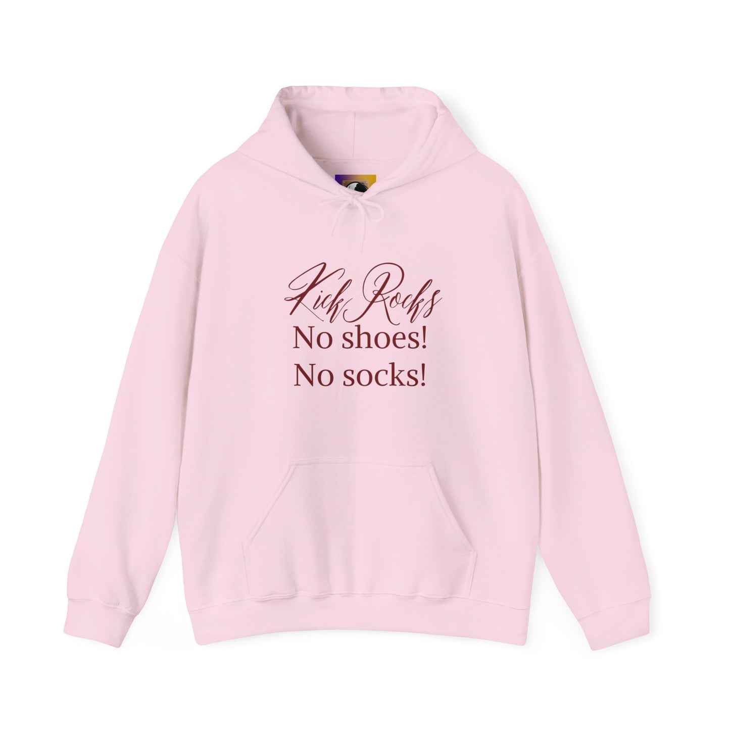 Kicks Rocks Hooded Sweatshirt, (Red)
