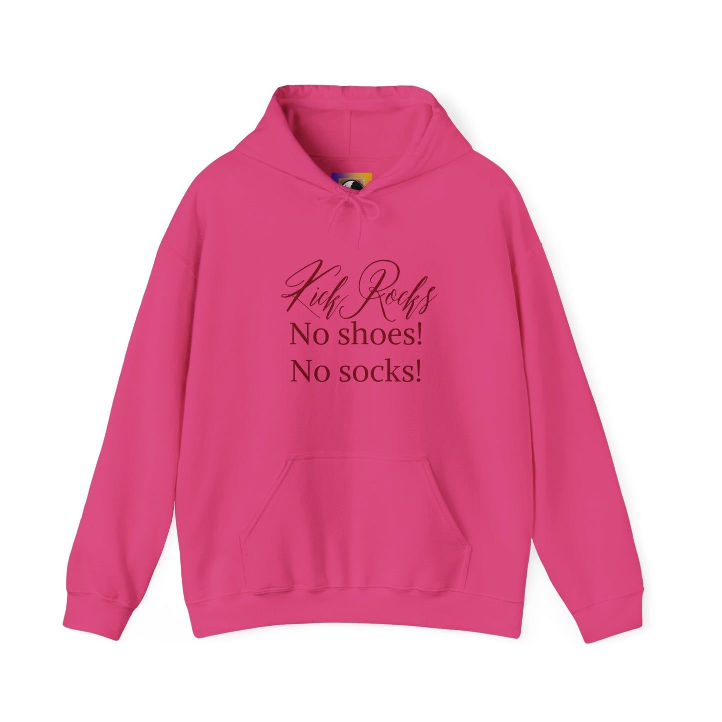 Kicks Rocks Hooded Sweatshirt, (Red)